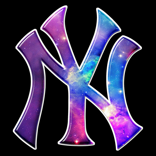 Galaxy New York Yankees Logo vinyl decal